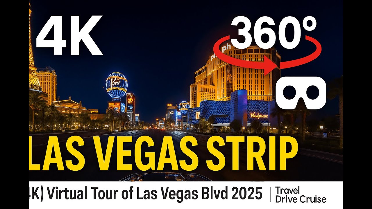21 minutes of Las Vegas Boulevard | 360&deg; VR [4K]