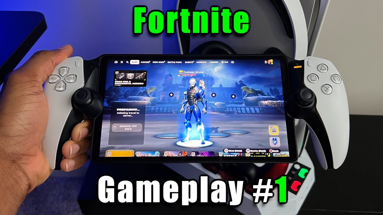 Playstation Portal Fortnite Gameplay