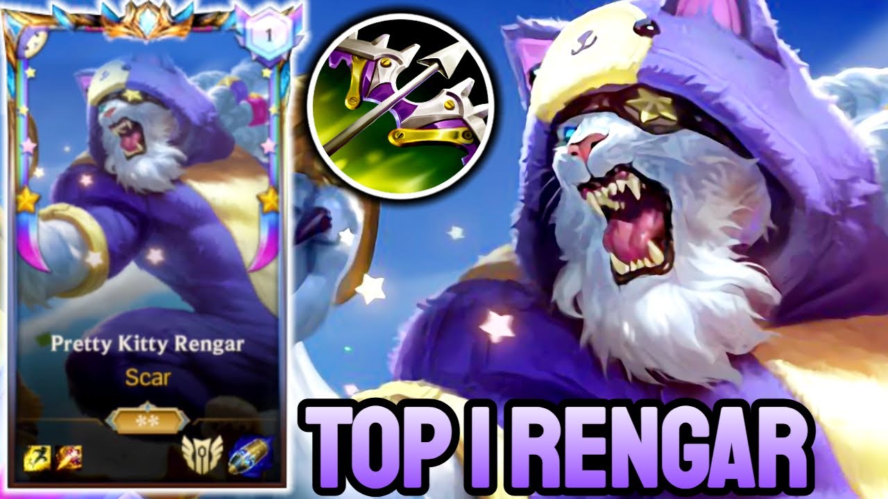 WILD RIFT RENGAR - TOP 1 RENGAR GAMEPLAY - CHALLENGER RANKED