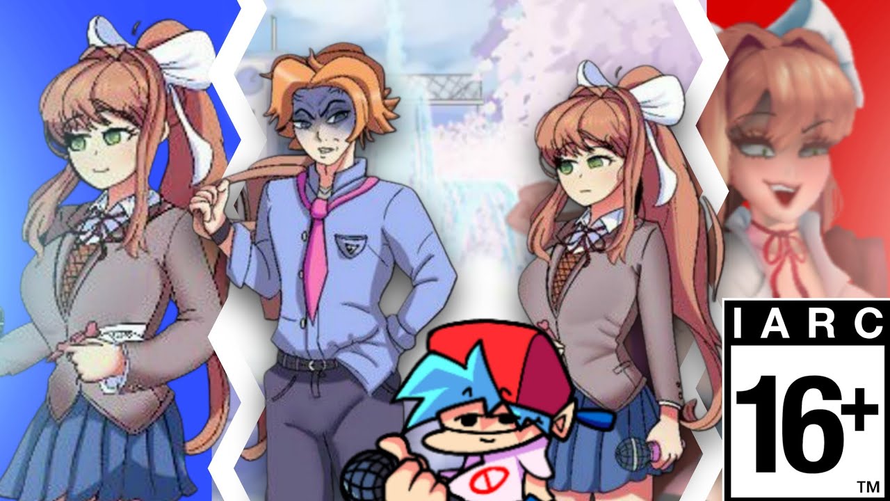 🔥FNF vs Monika HD Mobile | Vslice port