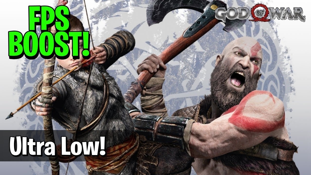 God Of War On a Low End Computer! ( Nvidia, FPS Boost )