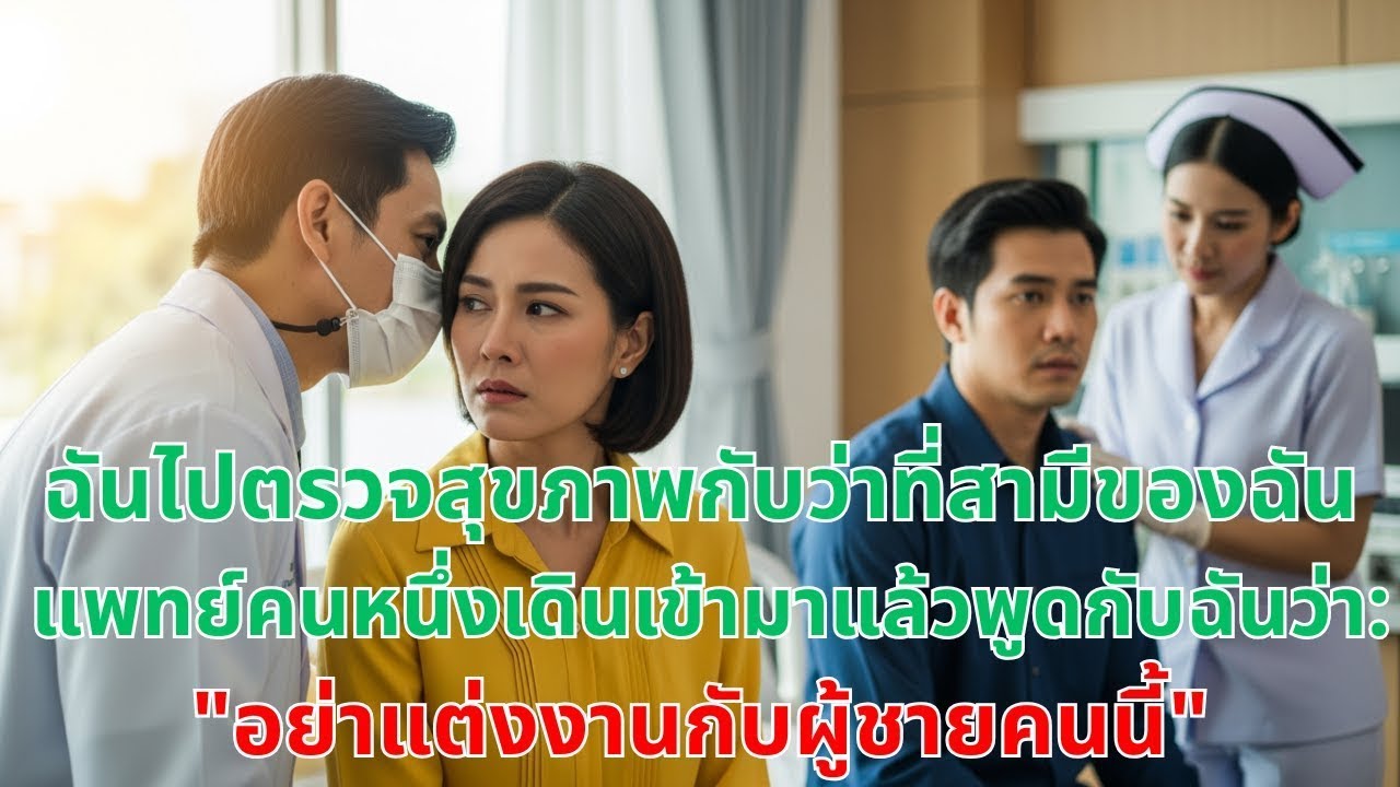 ฉันไปตรวจสุขภาพกับว่าที่สามี.แต่หมอกลับบอกว่า 'อย่าแต่งงานกับผู้ชายคนนี้' | เรื่องจริงที่ไม่มีวันลืม