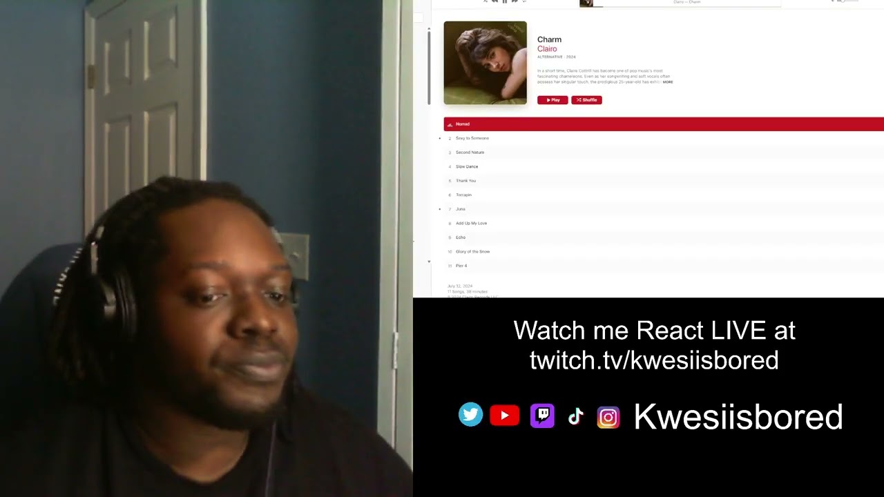 I was bored so I listened to Clairo for the FIRST TIME! - Charm Album Reaction