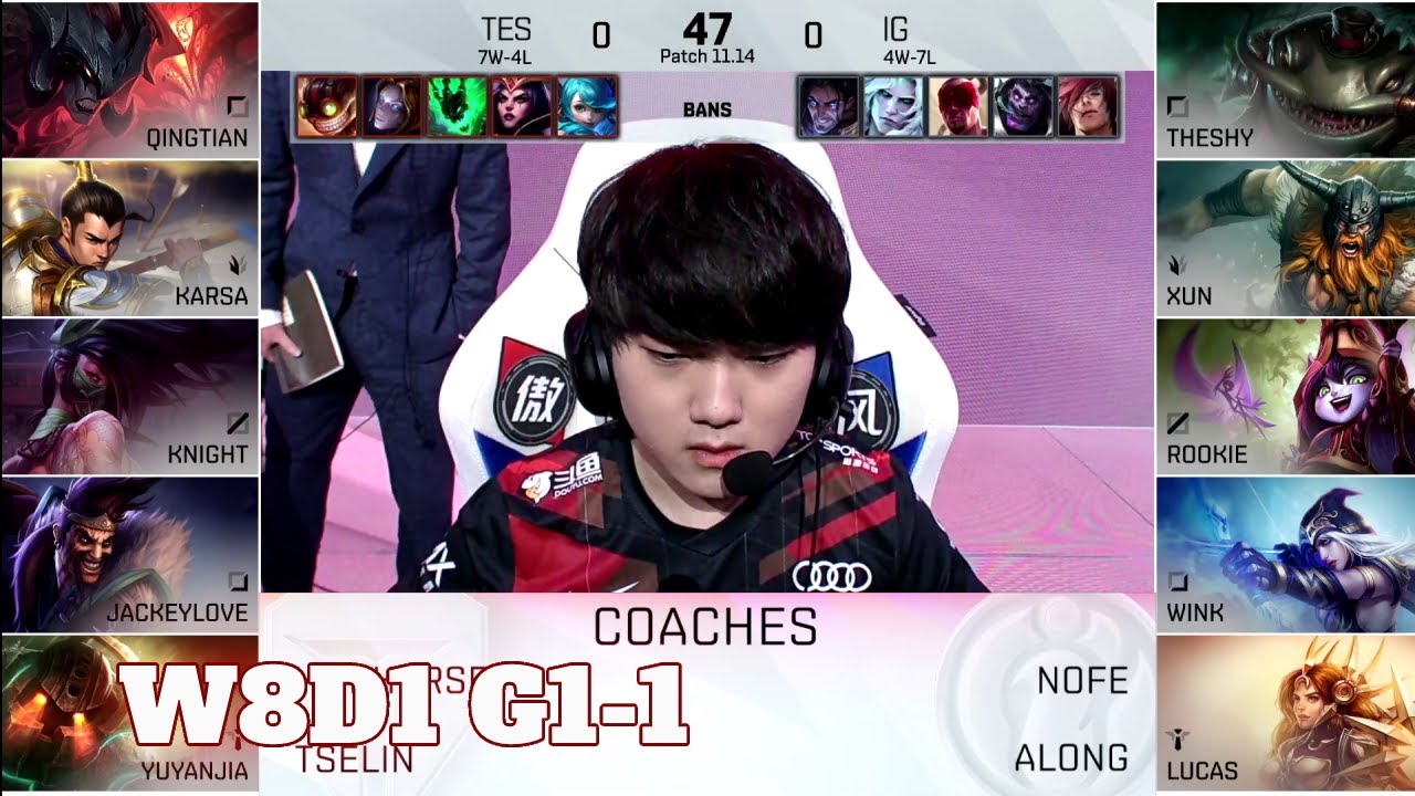 TES vs IG - Game 1 | Week 8 Day 1 LPL Summer 2021 | Top Esports vs Invictus Gaming G1