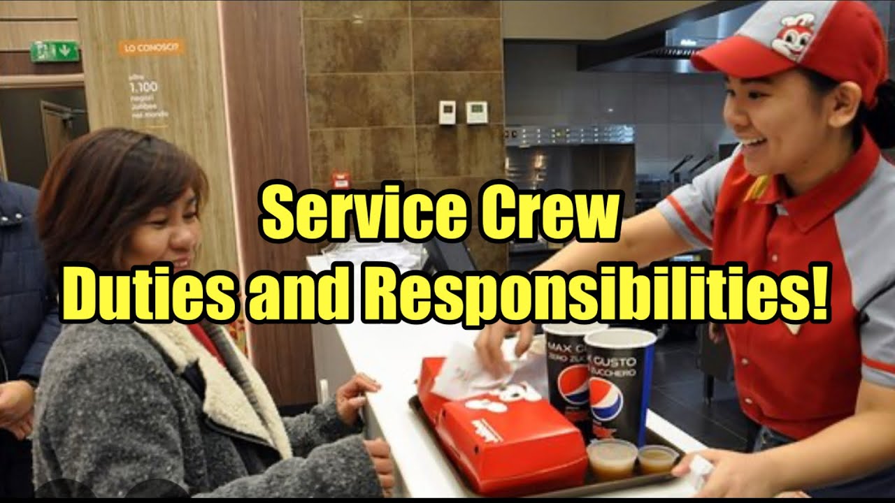 Ano nga ba ang trabaho ng isang Service Crew? Sa fastfood lang ba yun?