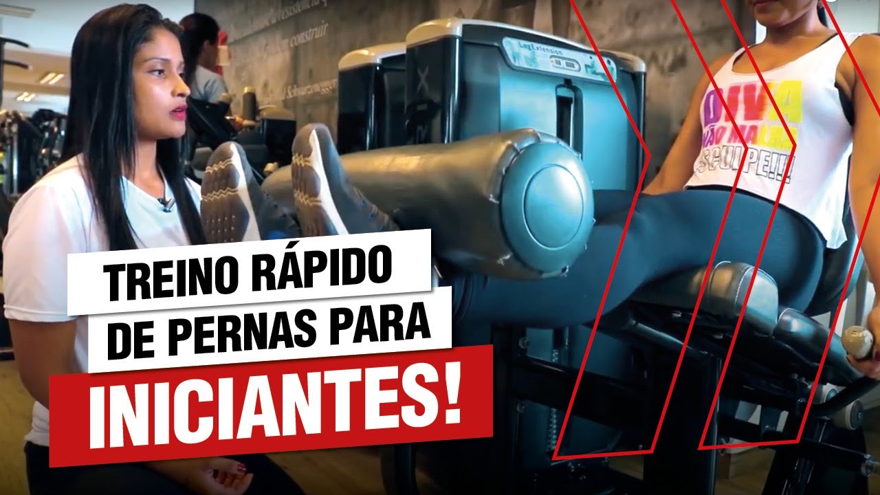TREINO RÁPIDO DE PERNAS PARA INICIANTES | QUADRÍCEPS E PANTURRILHA