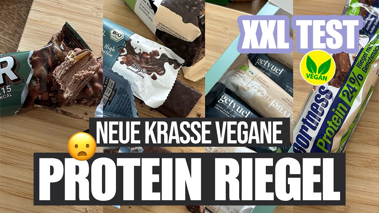 VEGANE PROTEINRIEGEL TEST I EVO, HEJ NATURAL, ROSSMANN, BAREBELLS uvm. - Marie Inspire