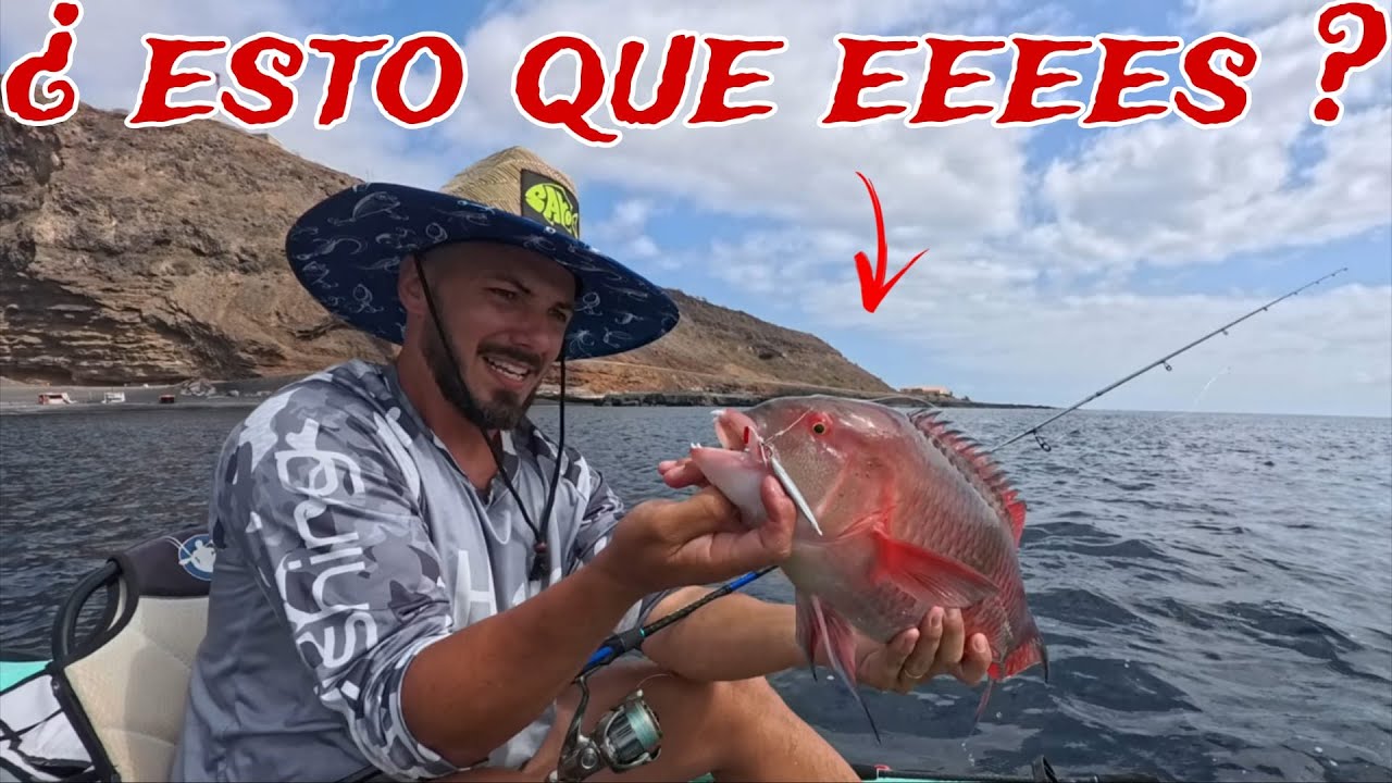 Capturo PEZ MUY Raro Pescando en Kayak