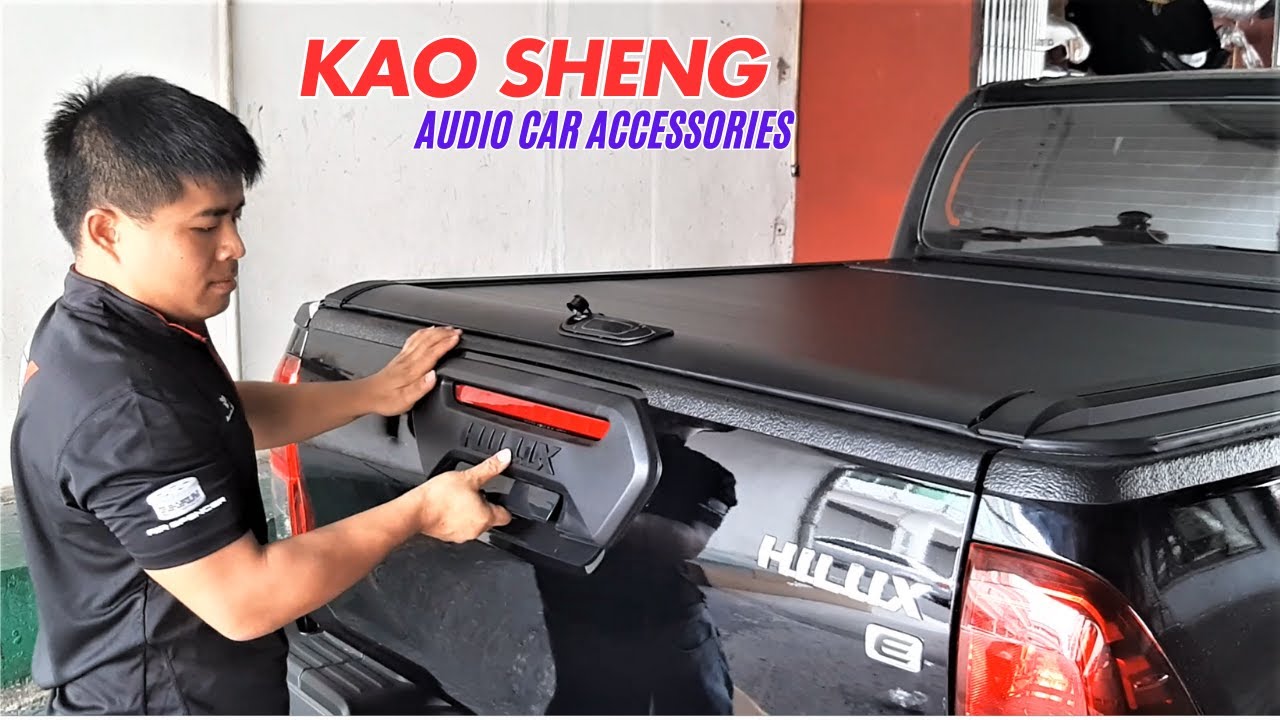 Toyota Hilux 2024\Roller Shutter Installation\Full Process\\TOYOTA HILUX E 4X4