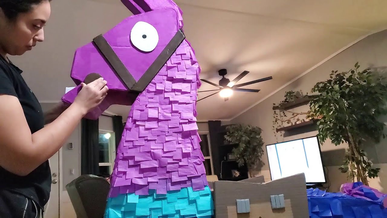 llama fortnite decoracion DIY 🦙