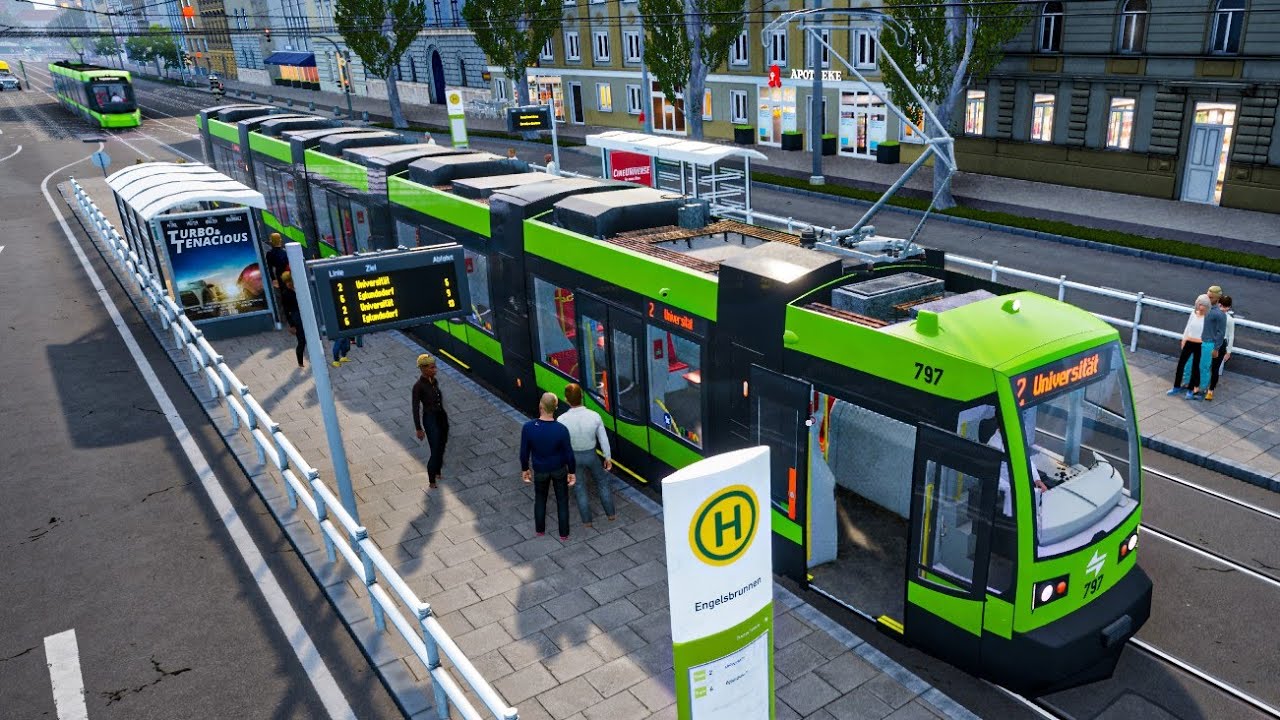 City Transport Simulator: Tram | Line 2 - Gameplay | Early Access