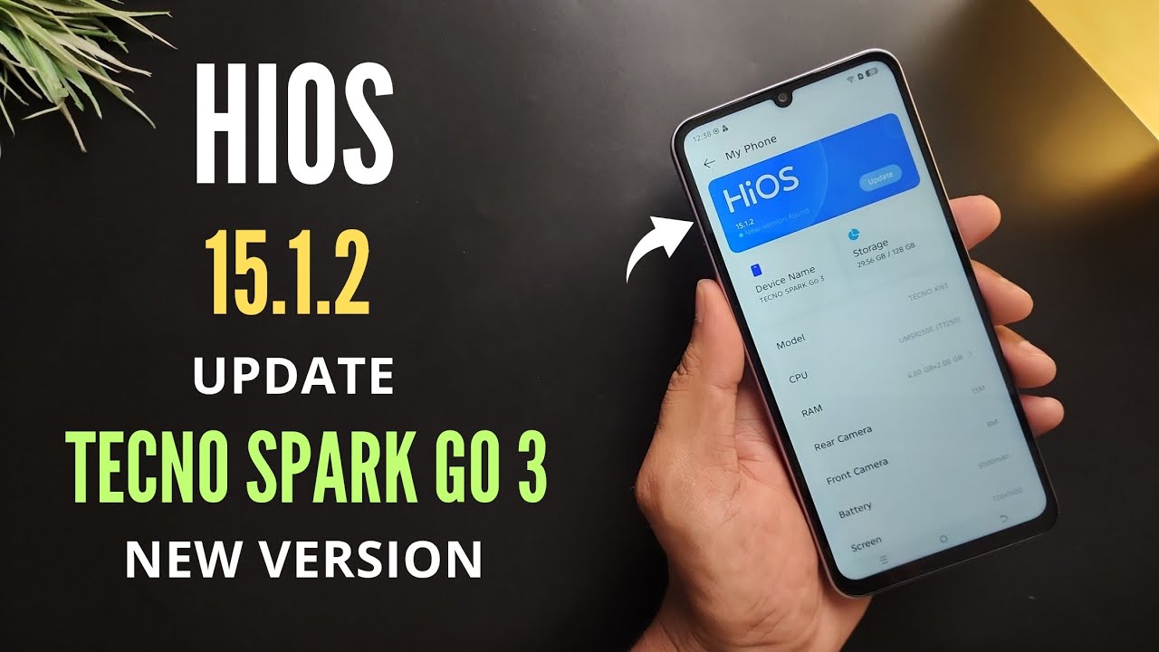 Tecno Spark Go 3 System Update | New Version HiOS 15.1.2 | Software Update | 