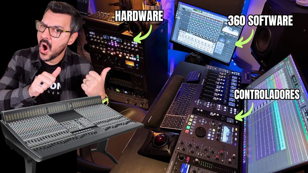 Así he construido mi propia consola SSL híbrida en mi Home Studio