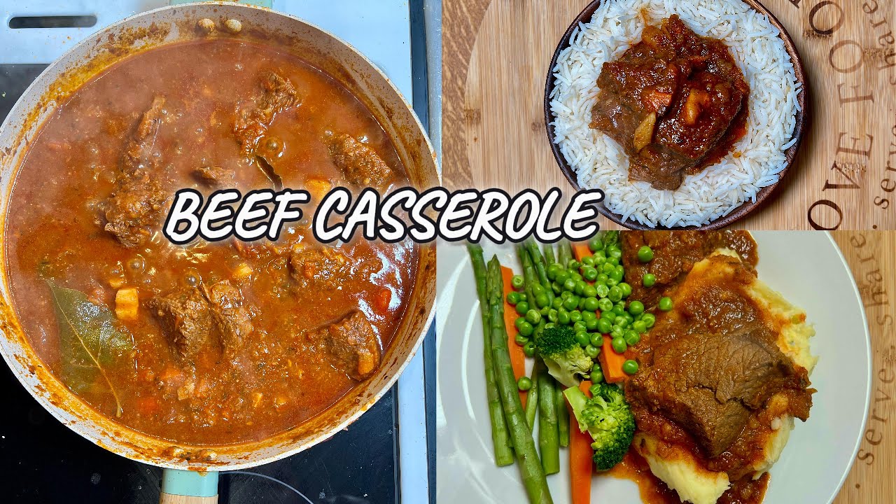 Beef Casserole Recipe | Comforting Beef Sauce for Any Side I Easy recipe