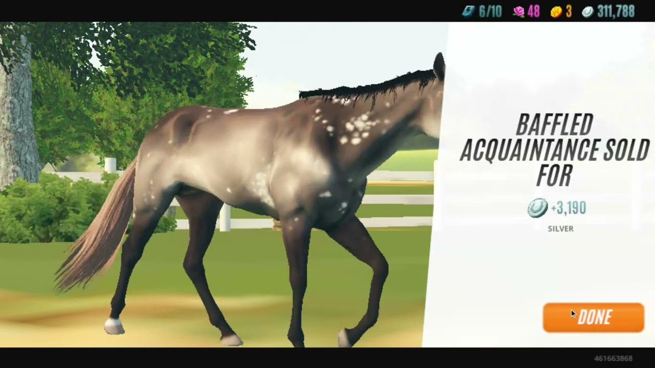 Trying to breed a black horse are we successful pt1