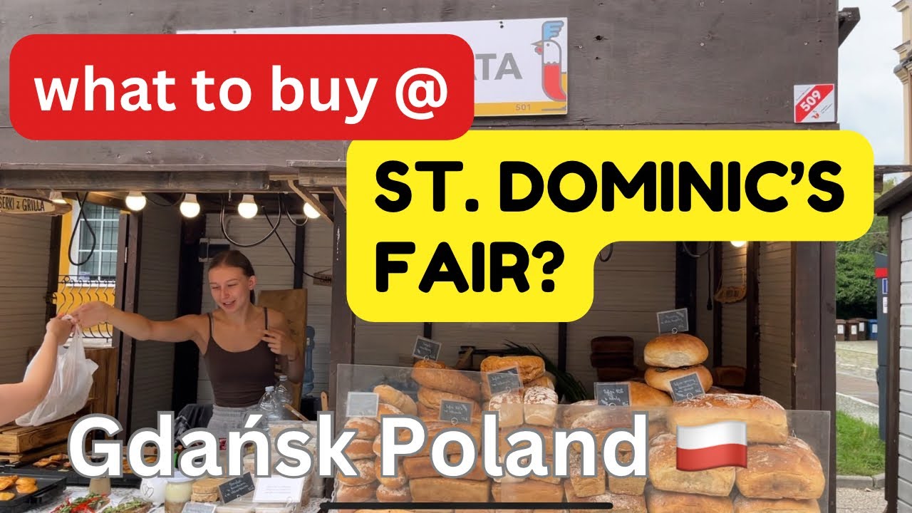 Window Shopping: walk through St Dominic’s Fair in Gdańsk Poland 🇵🇱
