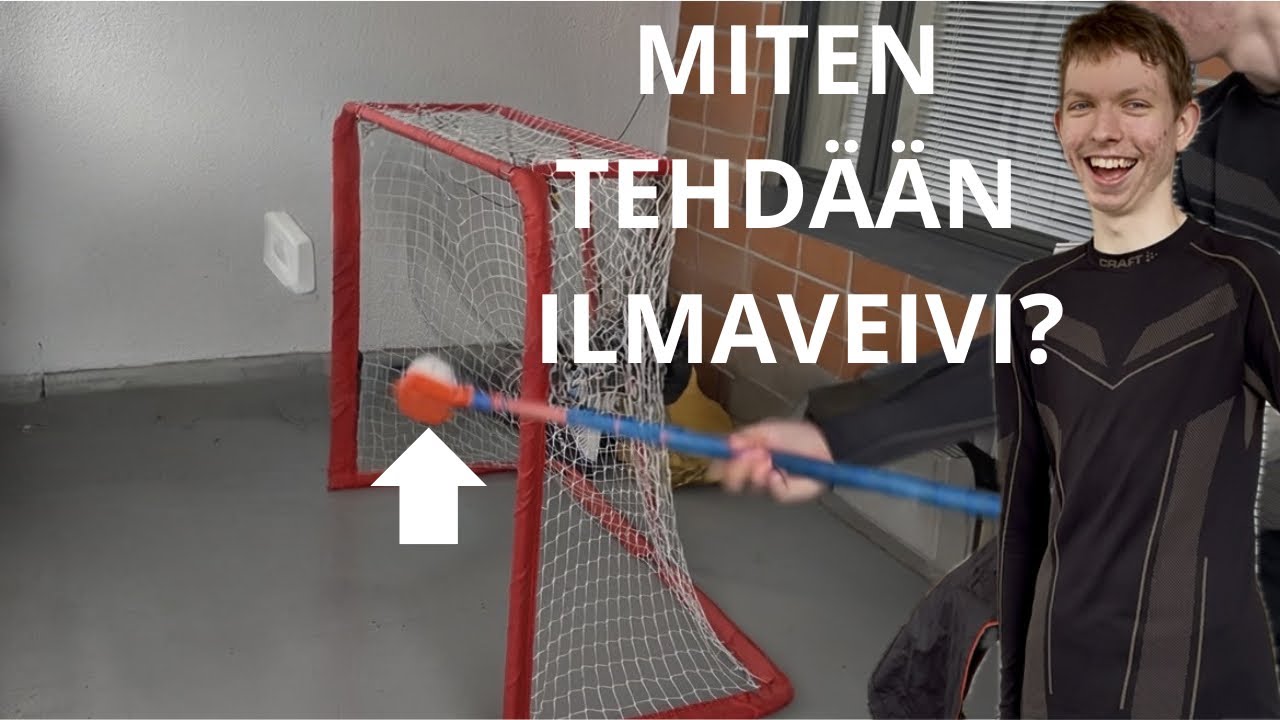 Ilmaveivi salibandyssä – katso upea temppu!