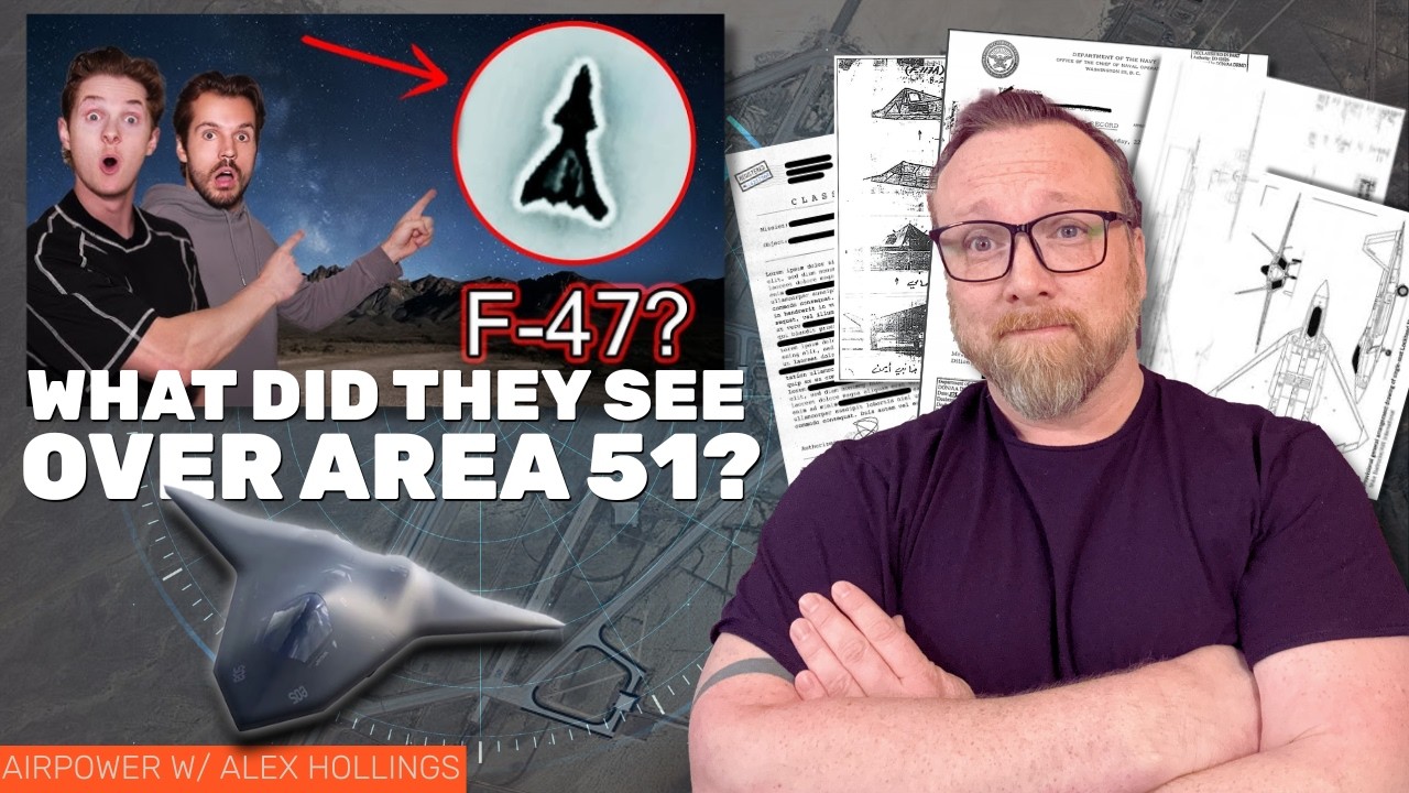Что это за ТАИНСТВЕННЫЙ САМОЛЕТ над ЗОНОЙ 51?