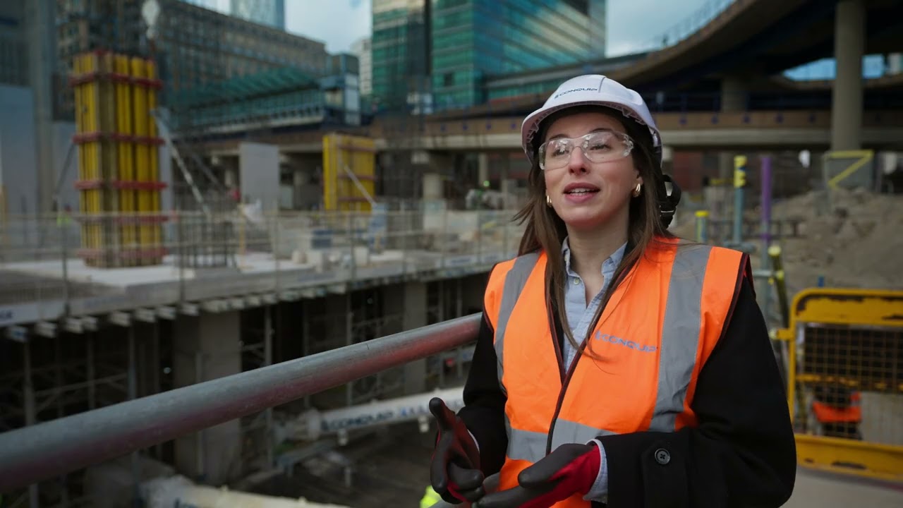 Precision Propping for a landmark building in the heart of Canary Wharf.