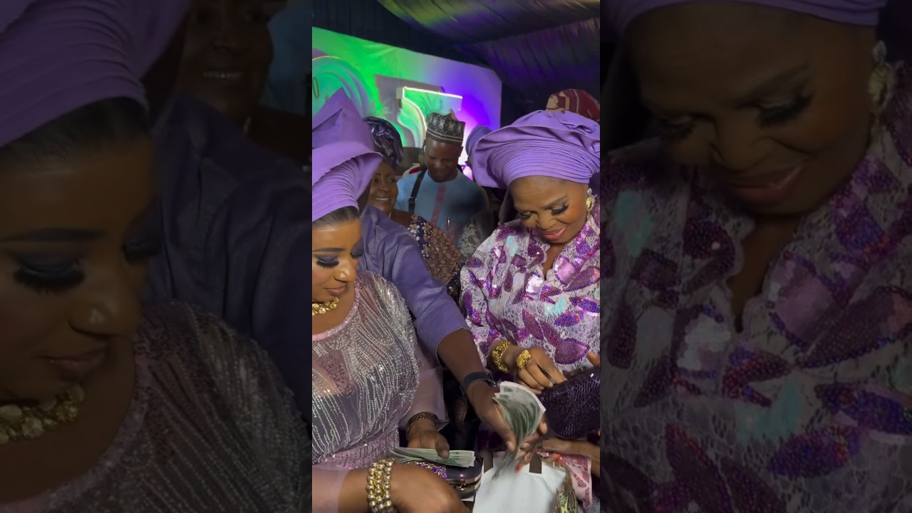 MIDE MARTINS, LOLA IDIJE I KUNLE AFOD NA CEREMONII ŚLUBNEJ GANIYU #ślub #szorty #AKTORKA