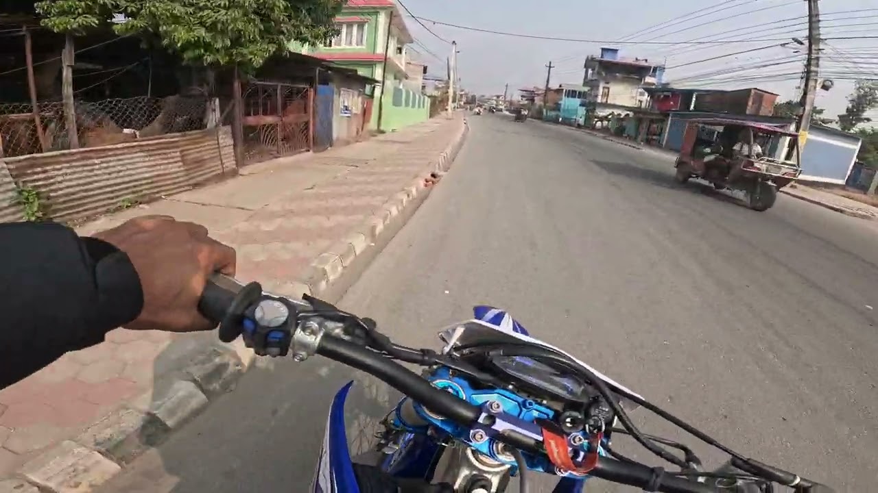 DIRT BIKE CX300X DHARAN TEST DRIVE 😎