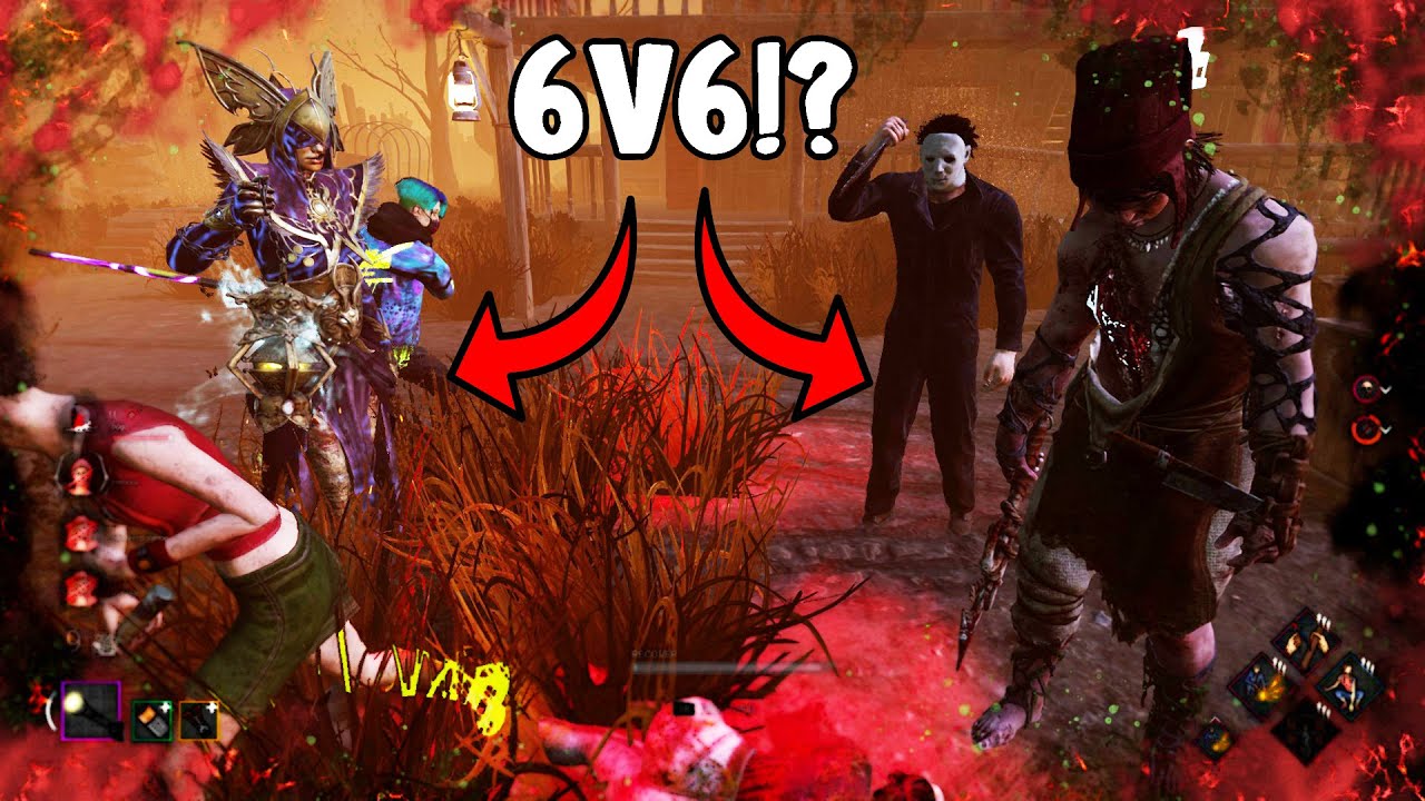 6 ВЫЖИВШИХ ПРОТИВ 6 УБИЙЦ - Dead By Daylight (исправлено)