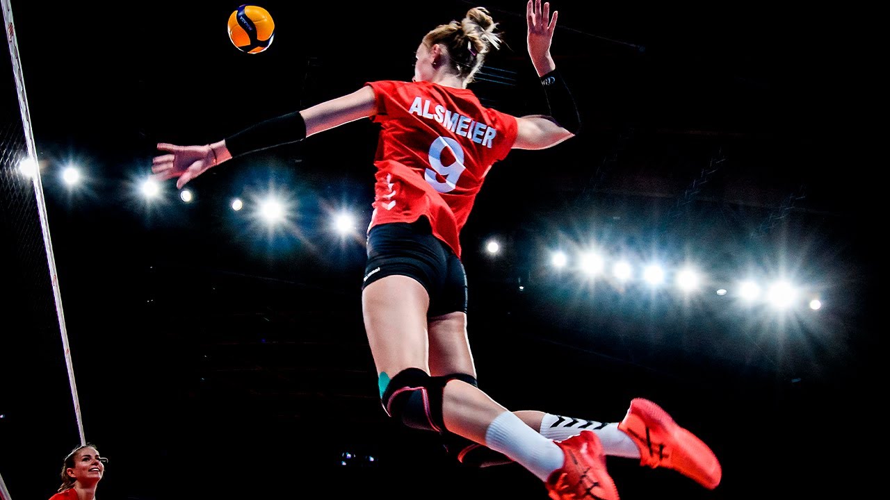 Amazing Lina Alsmeier | Best Volleyball Actions | VNL 2021 (HD)