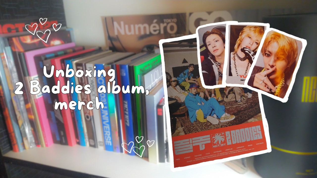 Unboxing 2 Baddies album, merch 🍒