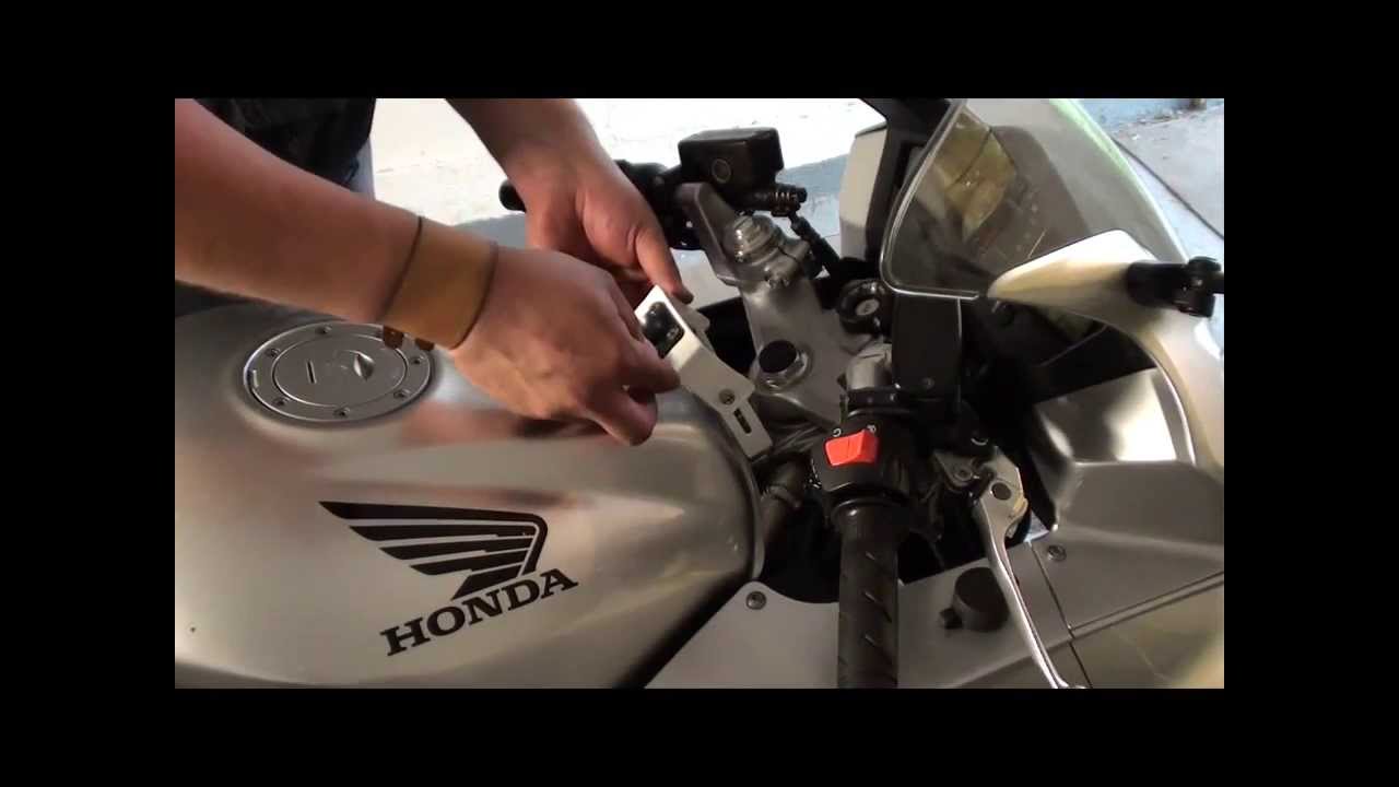 Honda VFR 800 Vtec Navihalter selbst gemacht