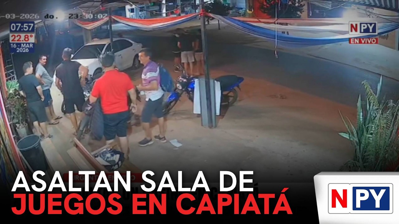 Asalto a una sala de juegos en Capiatá