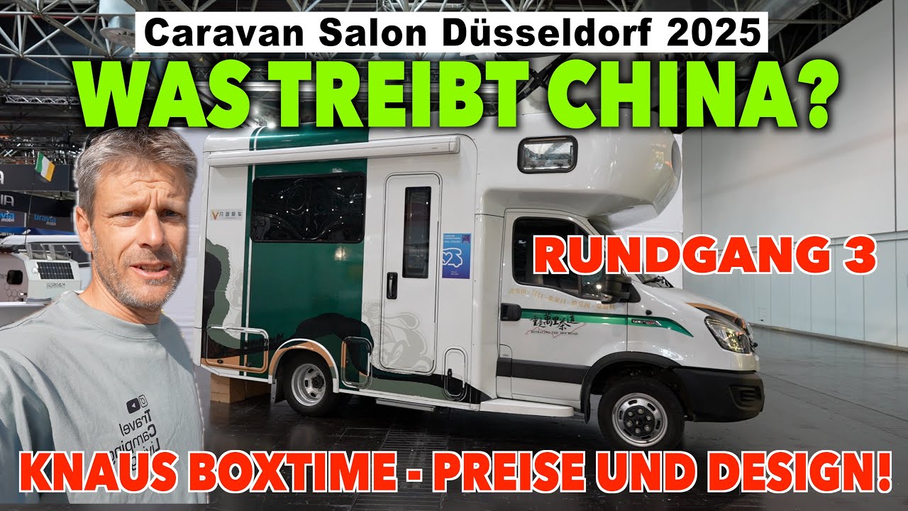 Was kommt aus China & bei Knaus? Caravan Salon Düsseldorf, Rundgang 3 | Weinsberg, BioTioo, uvm...