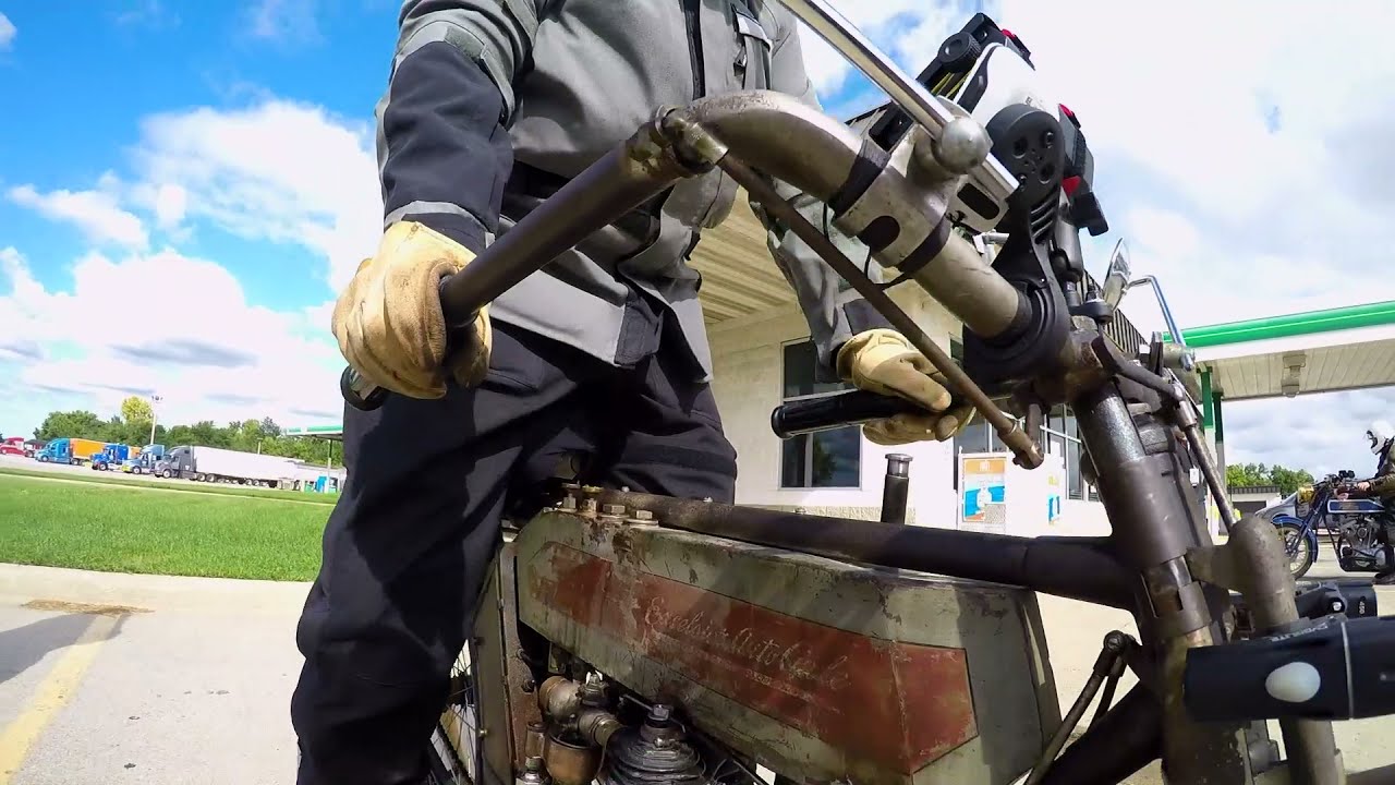 Motorcycle Cannonball - Riding & Maintenance of a 1911 Excelsior riding it from Coast to Coast