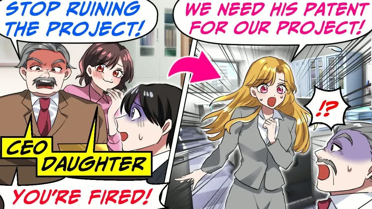 The CEO’s Daughter Fired Me, But My Patent Was the Key to Her Big Project![RomCom Manga Dub]