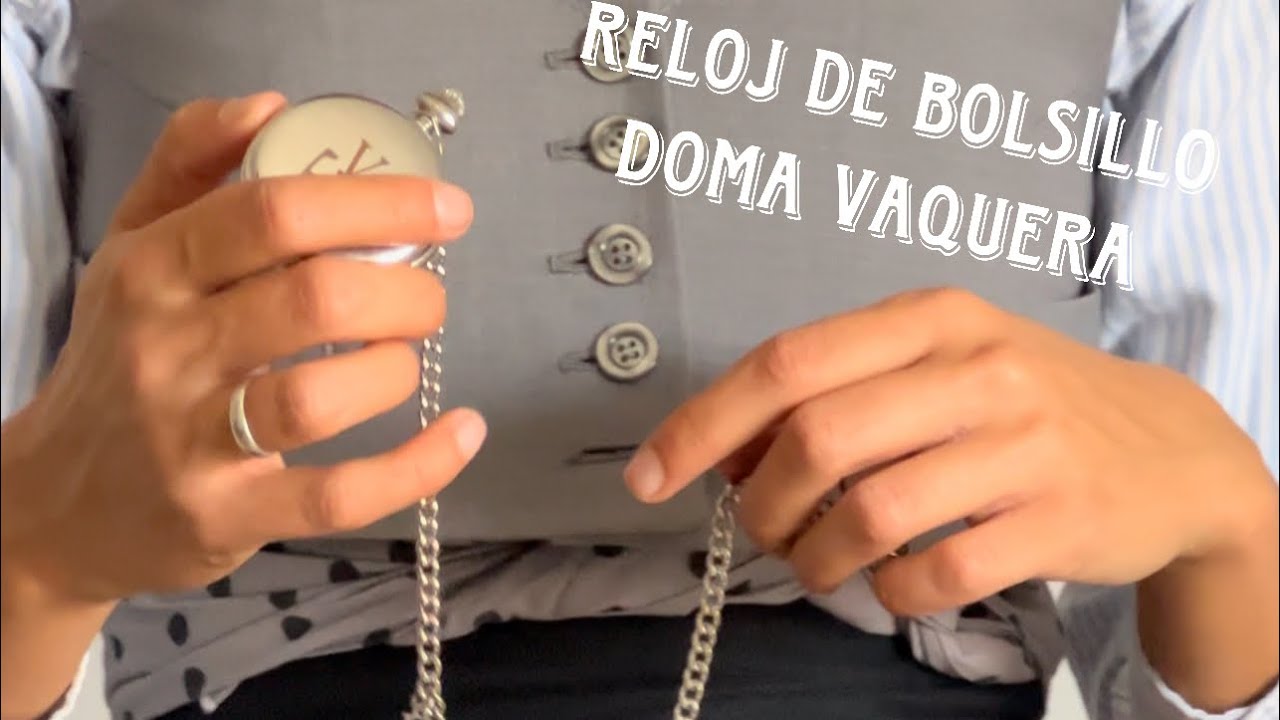 Como coloco mi reloj de bolsillo para mi traje de amazona o traje de corto✨