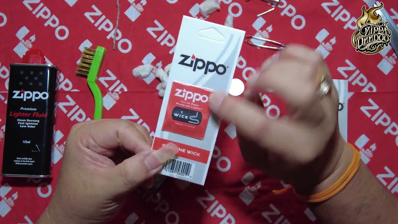 วิธีการเปลี่ยนไส้ไฟแช็กซิปโป้ How to replace a Zippo Lighter Wick