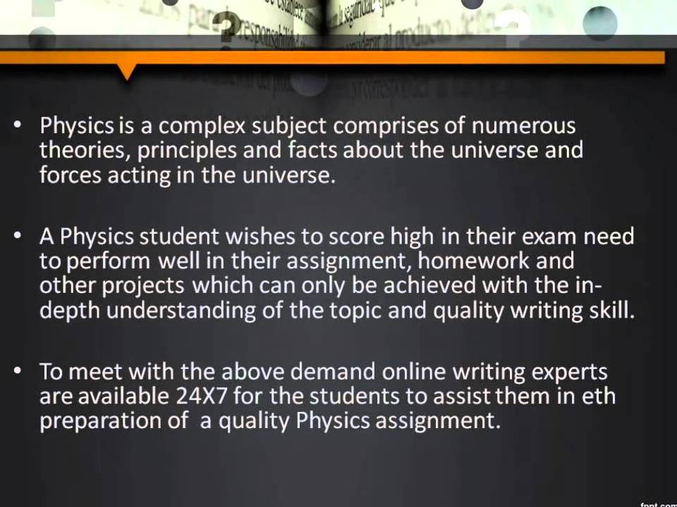 Physics Assignment Help