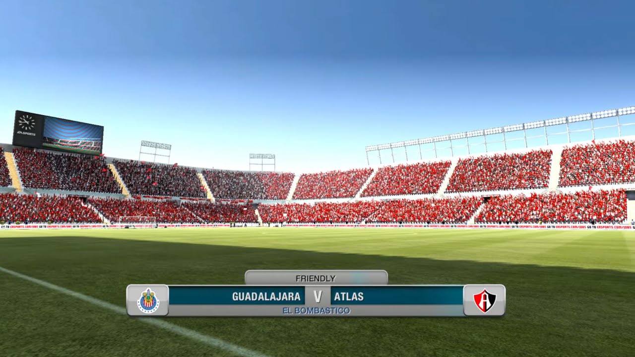 FIFA 12 (PS3) Gameplay - Guadalajara vs Atlas