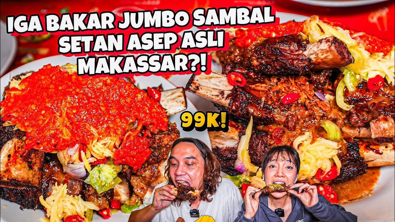IGA BAKAR JUMBO SAMBAL SETAN ASAP ASLI MAKASSAR!!!