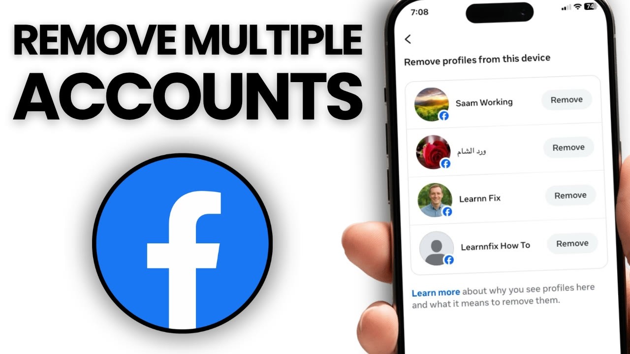 Как удалить несколько аккаунтов в Facebook (2026)