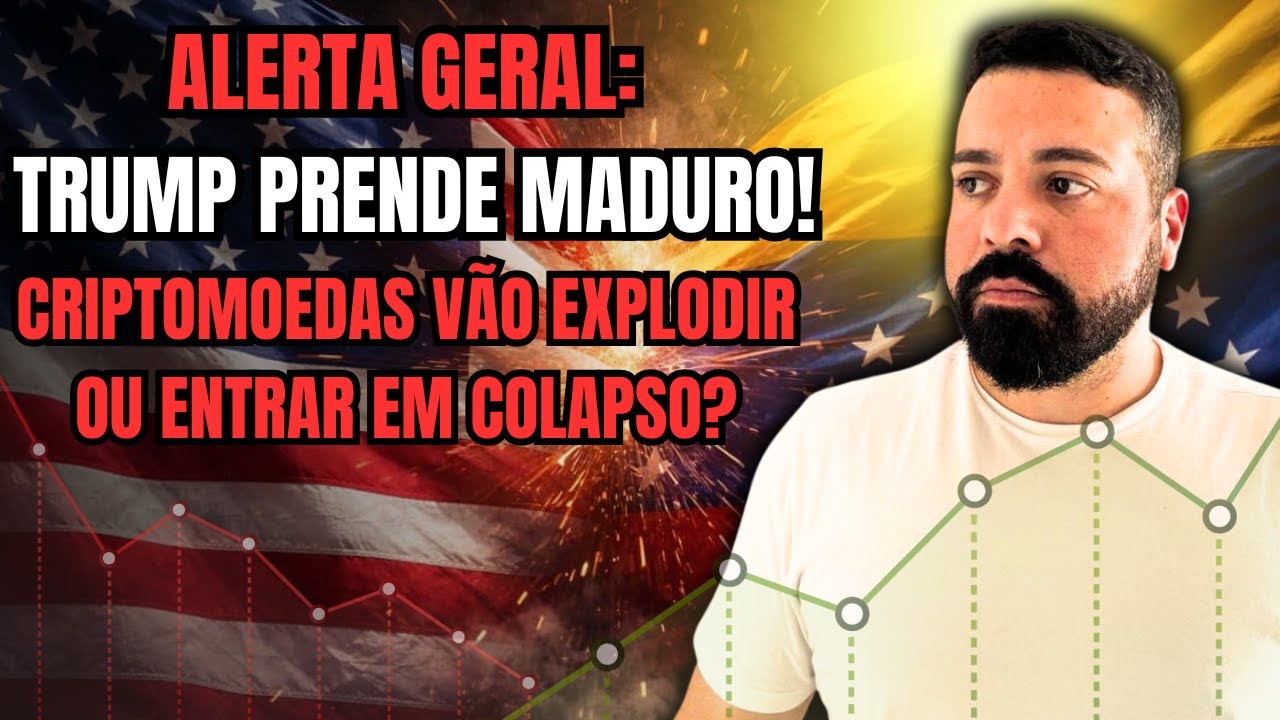 URGENTE: TRUMP PRENDE MADURO! Isso Pode Afundar ou Explodir o Mercado Cripto?
