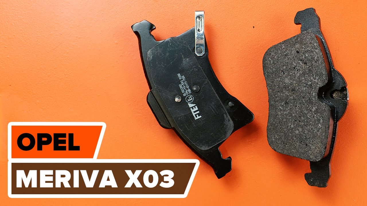 Jak wymienić przód klocki hamulcowe w OPEL MERIVA A [PORADNIK AUTODOC]