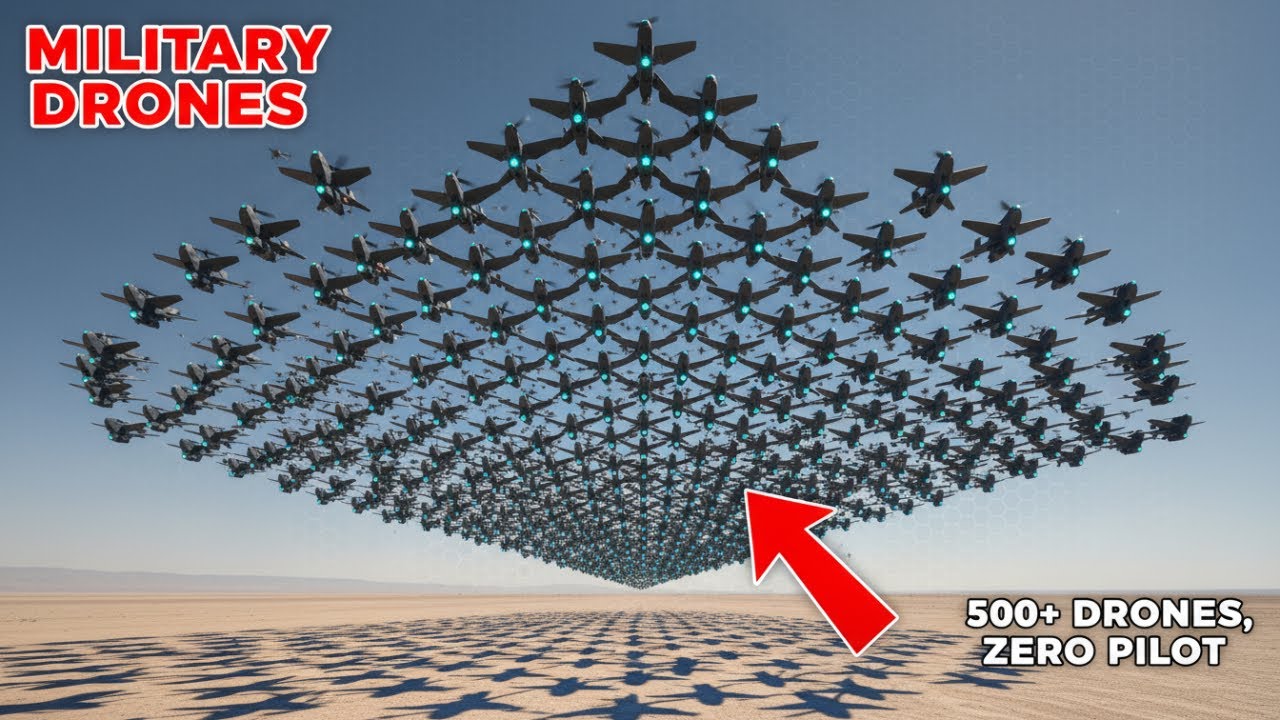 Military Drones in Formation &ndash; AI Swarm Tactics Explained | VeoDoc Arsenal Documentary