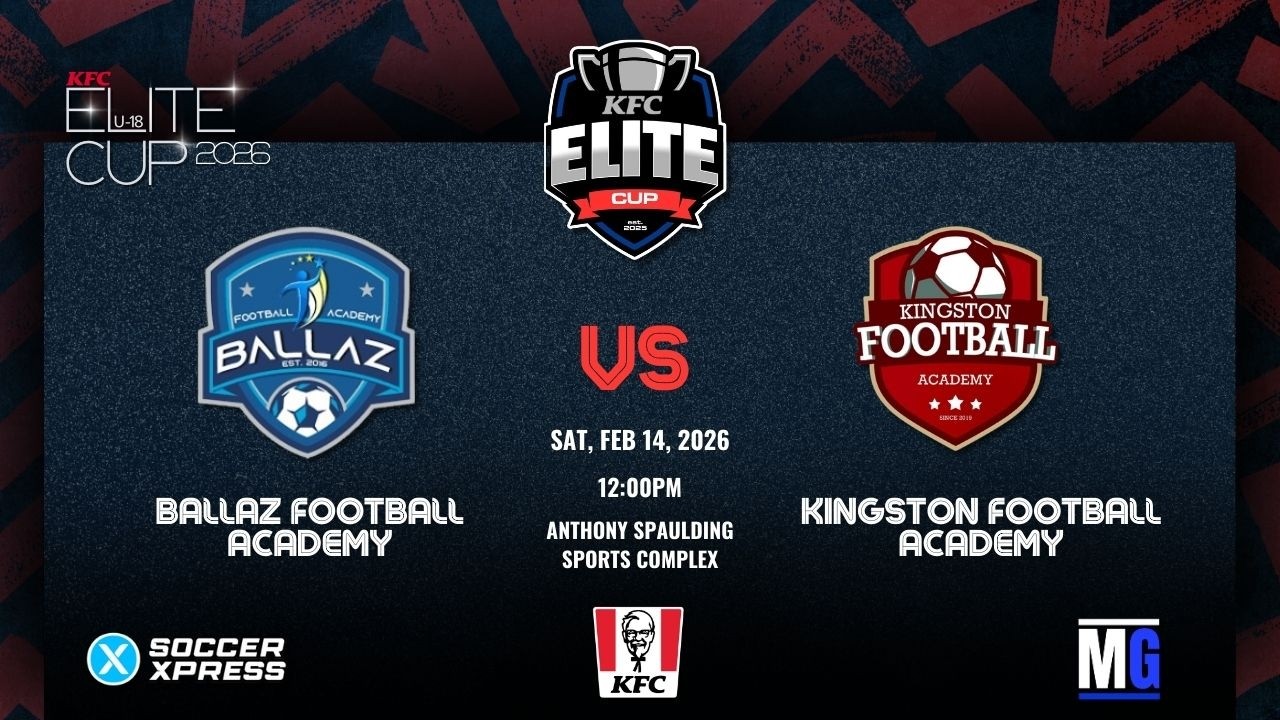 LIVE: Ballaz vs Kingston Football Academy | KFC U18 Elite Cup Match Day 1