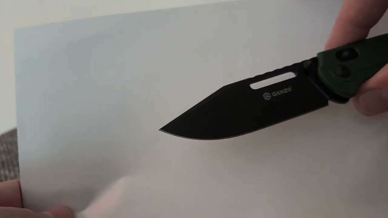 Budżetowa nowość od Ganzo.N&oacute;ż G768PT-GB.Omawiam, por&oacute;wnuje noże do edc.#unboxing.