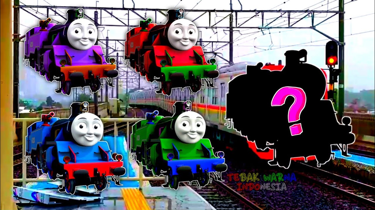 Bikin Ngakak.! Tebak Gambar Kereta KRL Berganti Wajah Kereta Thomas Kok Bisa Ya?