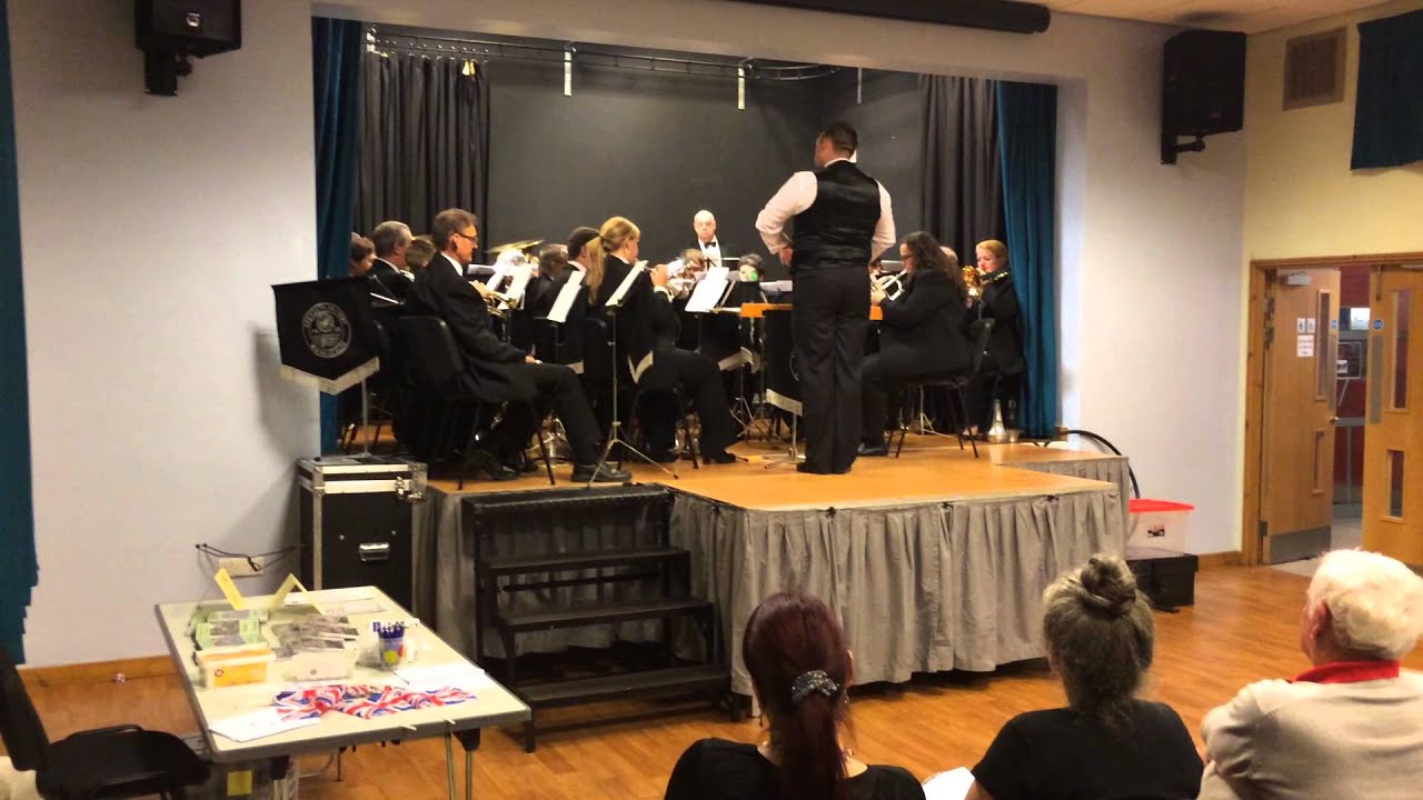 Dodworth Colliery MW Brass Band at the Wesley Centre, Maltby