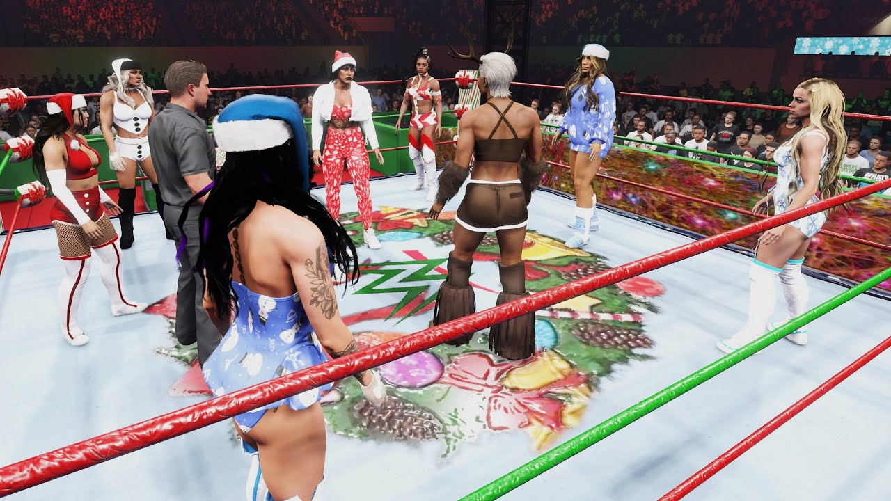 WWE 2K24 - 8 WOMENS CHRISTMAS BATTLE ROYAL