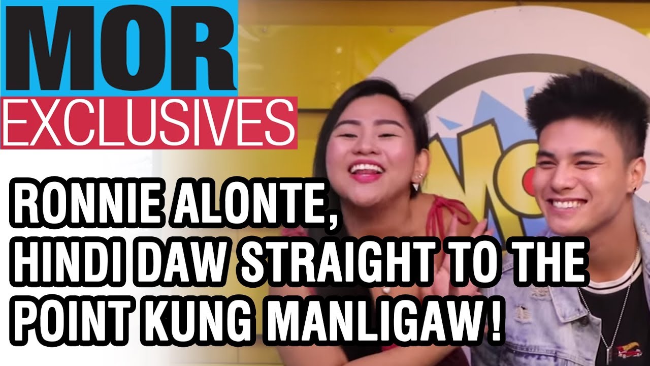 #MORExclusives: Ronnie Alonte, hindi daw straight to the point kung manligaw!