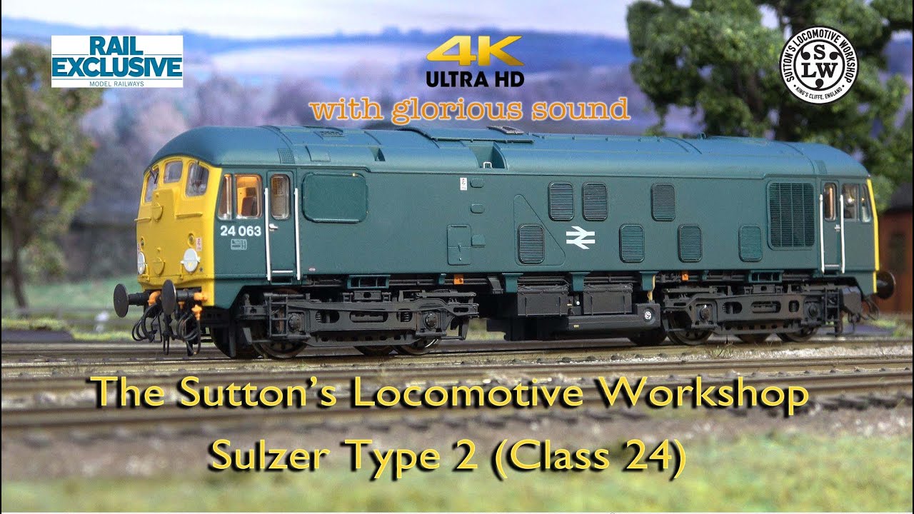 Suttons Locomotive Workshop Class 24 with glorious sound