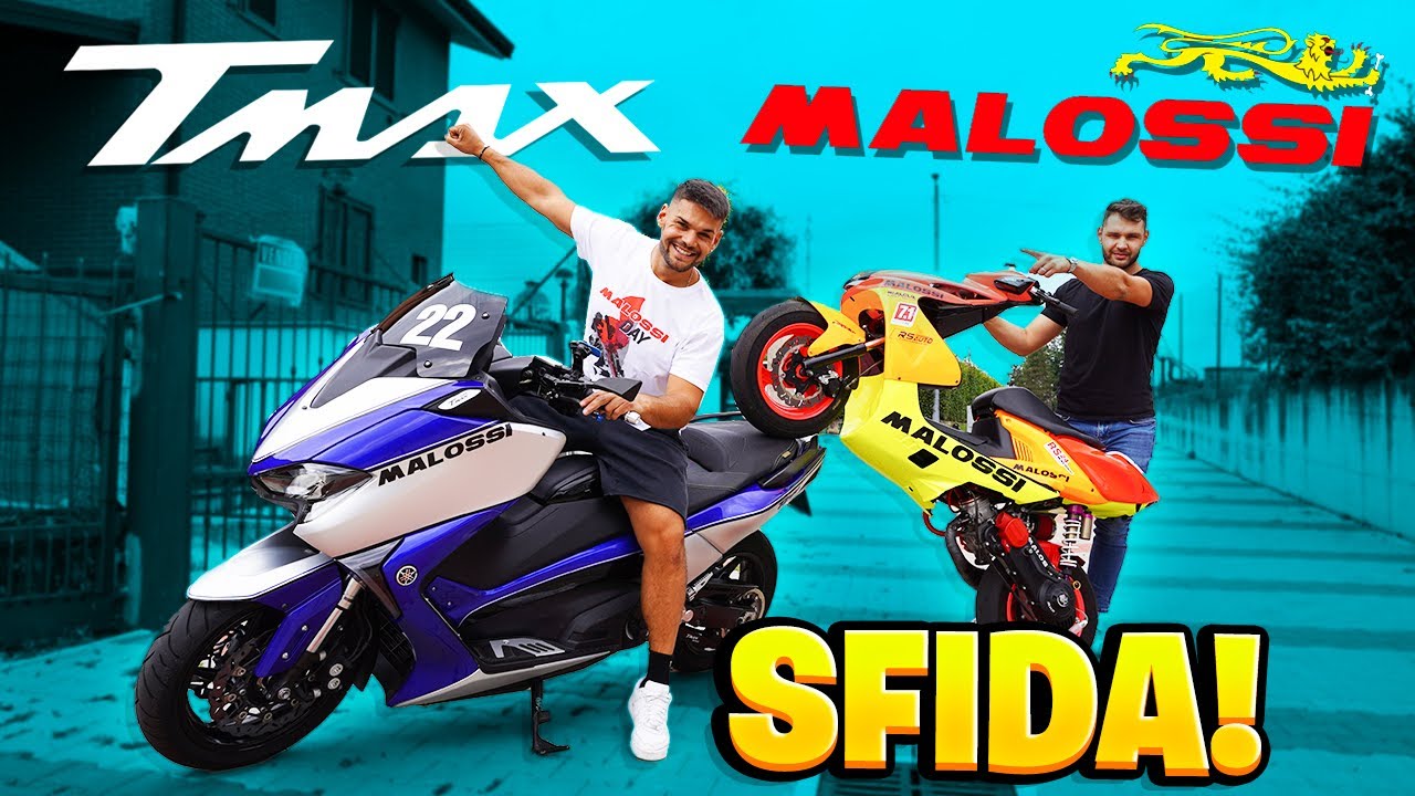 TMAX 530 vs AEROX MALOSSI 94cc 🔥LA SFIDA FINALE
